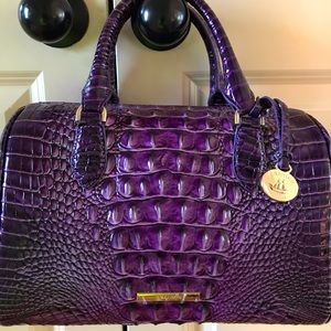 NWT Brahmin Ultraviolet Stacy Satchel